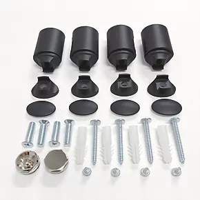 Towelrads Pisa Premium Towel Radiator 1200 x 500mm Black 1952BTU 2 Towelrads Pisa Premium Towel Radiator 1200 x 500mm Black 1952BTU - Image 2