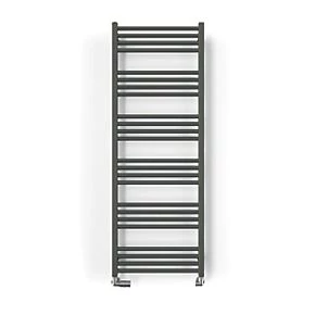 Terma Fiona Towel Rail 1380 x 500mm Sparkling Grey 2002BTU 2 Terma Fiona Towel Rail 1380 x 500mm Sparkling Grey 2002BTU - Image 2