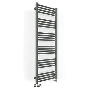 Terma Fiona Towel Rail 1380 x 500mm Sparkling Grey 2002BTU 1 Terma Fiona Towel Rail 1380 x 500mm Sparkling Grey 2002BTU
