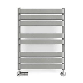 Terma Warp T Bold Designer Towel Rail 655 x 500mm Grey 1569BTU 2 Terma Warp T Bold Designer Towel Rail 655 x 500mm Grey 1569BTU - Image 2