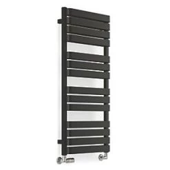 Terma Warp T Bold Designer Towel Rail 1110 x 500mm Black 2660BTU