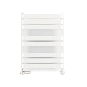Terma Warp T Bold Designer Towel Rail 655 x 500mm White 1569BTU 2 Terma Warp T Bold Designer Towel Rail 655 x 500mm White 1569BTU - Image 2
