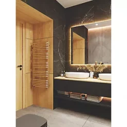 Terma Alex One Electric Towel Rail 1140 x 500mm Brass 2046BTU 8 Terma Alex One Electric Towel Rail 1140 x 500mm Brass 2046BTU -Towel Radiators shop 481RH A2