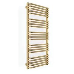 Terma Alex One Electric Towel Rail 1140 x 500mm Brass 2046BTU