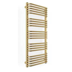 Terma Alex One Electric Towel Rail 1140 x 500mm Brass 2046BTU 1 Terma Alex One Electric Towel Rail 1140 x 500mm Brass 2046BTU