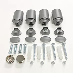 Towelrads Pisa Premium Towel Radiator 600 x 1000mm Chrome 1259BTU 2 Towelrads Pisa Premium Towel Radiator 600 x 1000mm Chrome 1259BTU - Image 2