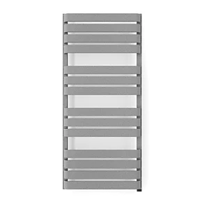 Terma Warp T One Electric Towel Rail 1110 x 500mm Grey 2046BTU 2 Terma Warp T One Electric Towel Rail 1110 x 500mm Grey 2046BTU - Image 2