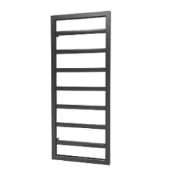 Towelrads Kensington Designer Towel Radiator 1300 x 530mm Black 1676BTU