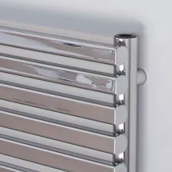 Towelrads Oxfordshire Designer Towel Radiator 1500 x 500mm Chrome 1767BTU -Towel Radiators shop 525RY A2