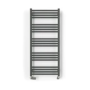 Terma Fiona Towel Rail 1140 x 500mm Sparkling Grey 1661BTU 2 Terma Fiona Towel Rail 1140 x 500mm Sparkling Grey 1661BTU - Image 2