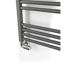 Terma Fiona Towel Rail 1140 x 500mm Sparkling Grey 1661BTU 6 Terma Fiona Towel Rail 1140 x 500mm Sparkling Grey 1661BTU - Image 6
