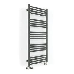 Terma Fiona Towel Rail 1140 x 500mm Sparkling Grey 1661BTU