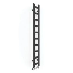 Terma Easy Heated Towel Rail 1600 x 200mm Black 1071BTU