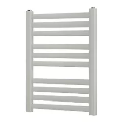Blyss Angled Bar Towel Radiator 600 x 500mm Silver 938BTU