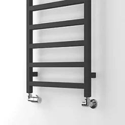 Terma Simple Towel Rail 1440 x 500mm Black 1805BTU -Towel Radiators shop 550RH A3