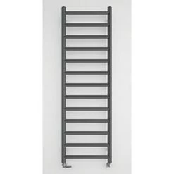 Towel Radiators shop 8 Terma Crystal Designer Towel Warmer 1560 x 500mm Grey / Silver 1778BTU