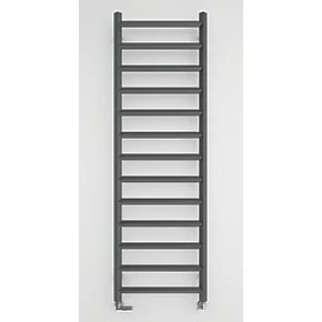 Terma Crystal Designer Towel Warmer 1560 x 500mm Grey / Silver 1778BTU 1 Terma Crystal Designer Towel Warmer 1560 x 500mm Grey / Silver 1778BTU