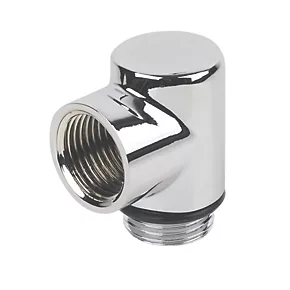 Brass Dual Fuel Towel Rail Elbow ½" 1 Brass Dual Fuel Towel Rail Elbow ½"