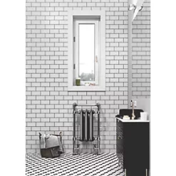 Terma Plain 2-Column Cast Iron Designer Towel Rail 900 x 490mm Raw Metal 1217BTU -Towel Radiators shop 595HR A3