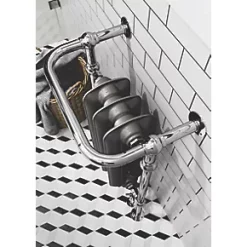 Terma Plain 2-Column Cast Iron Designer Towel Rail 900 x 490mm Raw Metal 1217BTU -Towel Radiators shop 595HR A4