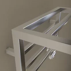 Towelrads Holyport Designer Towel Radiator 350 x 500mm Chrome 610BTU 6 Towelrads Holyport Designer Towel Radiator 350 x 500mm Chrome 610BTU -Towel Radiators shop 603RY A2