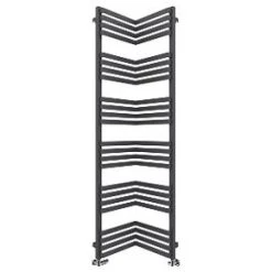 Terma Incorner Designer Towel Rail 1545 x 350mm Grey 2757BTU