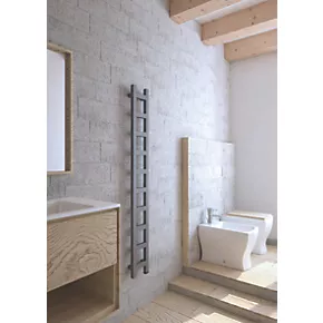 Terma Easy One Electric Towel Rail 1600 x 200mm Sparkling Gravel 1023BTU 3 Terma Easy One Electric Towel Rail 1600 x 200mm Sparkling Gravel 1023BTU - Image 3