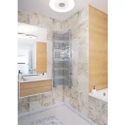 Terma Incorner Designer Towel Rail 1545 x 350mm Silver 2757BTU 7 Terma Incorner Designer Towel Rail 1545 x 350mm Silver 2757BTU -Towel Radiators shop 664HR A3