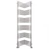 Terma Incorner Designer Towel Rail 1545 x 350mm Silver 2757BTU
