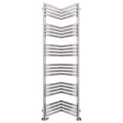 Terma Incorner Designer Towel Rail 1545 x 350mm Silver 2757BTU