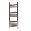 Towelrads Eton Designer Towel Radiator 800 x 300mm Grey / Silver 699BTU