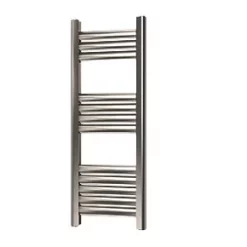 Towelrads Eton Designer Towel Radiator 800 x 300mm Grey / Silver 699BTU