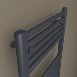 Towelrads Pisa Premium Towel Radiator 1200 x 500mm Anthracite 1952BTU -Towel Radiators shop 688RY A2