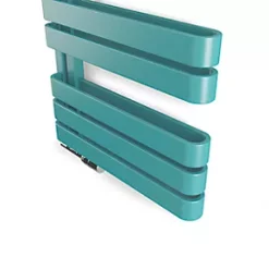 Terma Warp S Towel Rail 655 x 500mm Teal 1535BTU -Towel Radiators shop 692RH A5