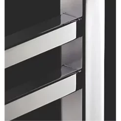 Kudox Cadiz Designer Towel Radiator 900 x 450mm Chrome 904BTU -Towel Radiators shop 72538 A2