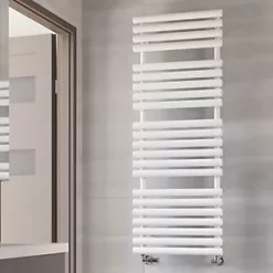 Terma Rolo Towel Rail 1360 x 520mm White 2629BTU -Towel Radiators shop 744RH A5