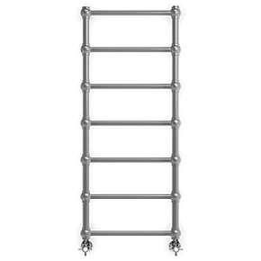 Terma Retro Designer Towel Rail 1170 x 504mm Grey / Silver 1051BTU 1 Terma Retro Designer Towel Rail 1170 x 504mm Grey / Silver 1051BTU