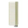 Terma Michelle Designer Towel Rail 1200 x 500mm Cream / Brass 2460BTU