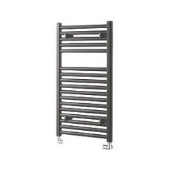 Towelrads Pisa Premium Towel Radiator 800 x 400mm Anthracite 1078BTU -Towel Radiators shop 747RY A3