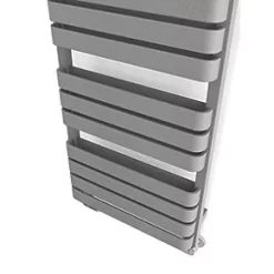 Terma Warp T Bold Designer Towel Rail 1110 x 500mm Grey 2660BTU -Towel Radiators shop 763RH A5