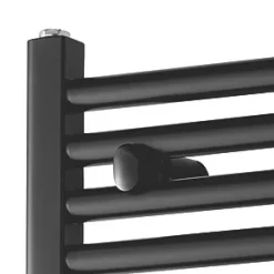 Towelrads Pisa Premium Towel Radiator 800 x 400mm Black 1078BTU -Towel Radiators shop 764RY A2