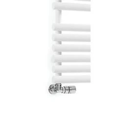 Terma Rolo Towel Rail 1085 x 520mm White 2111BTU -Towel Radiators shop 772RH A4