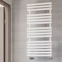 Terma Rolo Towel Rail 1085 x 520mm White 2111BTU -Towel Radiators shop 772RH A5
