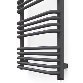 Terma Alex One Electric Towel Rail 1580 x 500mm Grey 2728BTU 2 Terma Alex One Electric Towel Rail 1580 x 500mm Grey 2728BTU - Image 2