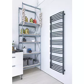 Terma Alex One Electric Towel Rail 1580 x 500mm Grey 2728BTU 3 Terma Alex One Electric Towel Rail 1580 x 500mm Grey 2728BTU - Image 3