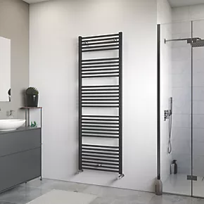 Ximax Apus Designer Towel Radiator 1728 x 600mm Anthracite 2980BTU 2 Ximax Apus Designer Towel Radiator 1728 x 600mm Anthracite 2980BTU - Image 2