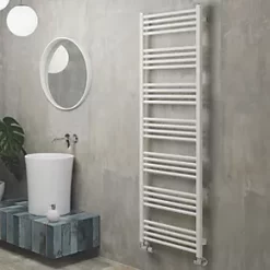 Terma Fiona Towel Rail 1620 x 500mm White 2349BTU -Towel Radiators shop 838RH A5
