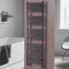 Towelrads Pisa Premium Towel Radiator 1600 x 400mm Black 2160BTU