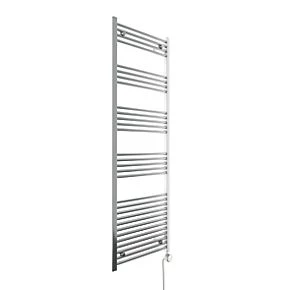 Terma Leo Electric Towel Rail with MOA Blue Element 1800 x 600mm Chrome 2046BTU 1 Terma Leo Electric Towel Rail with MOA Blue Element 1800 x 600mm Chrome 2046BTU