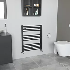 Ximax Apus Designer Towel Radiator 720 x 600mm Anthracite 1225BTU 2 Ximax Apus Designer Towel Radiator 720 x 600mm Anthracite 1225BTU - Image 2